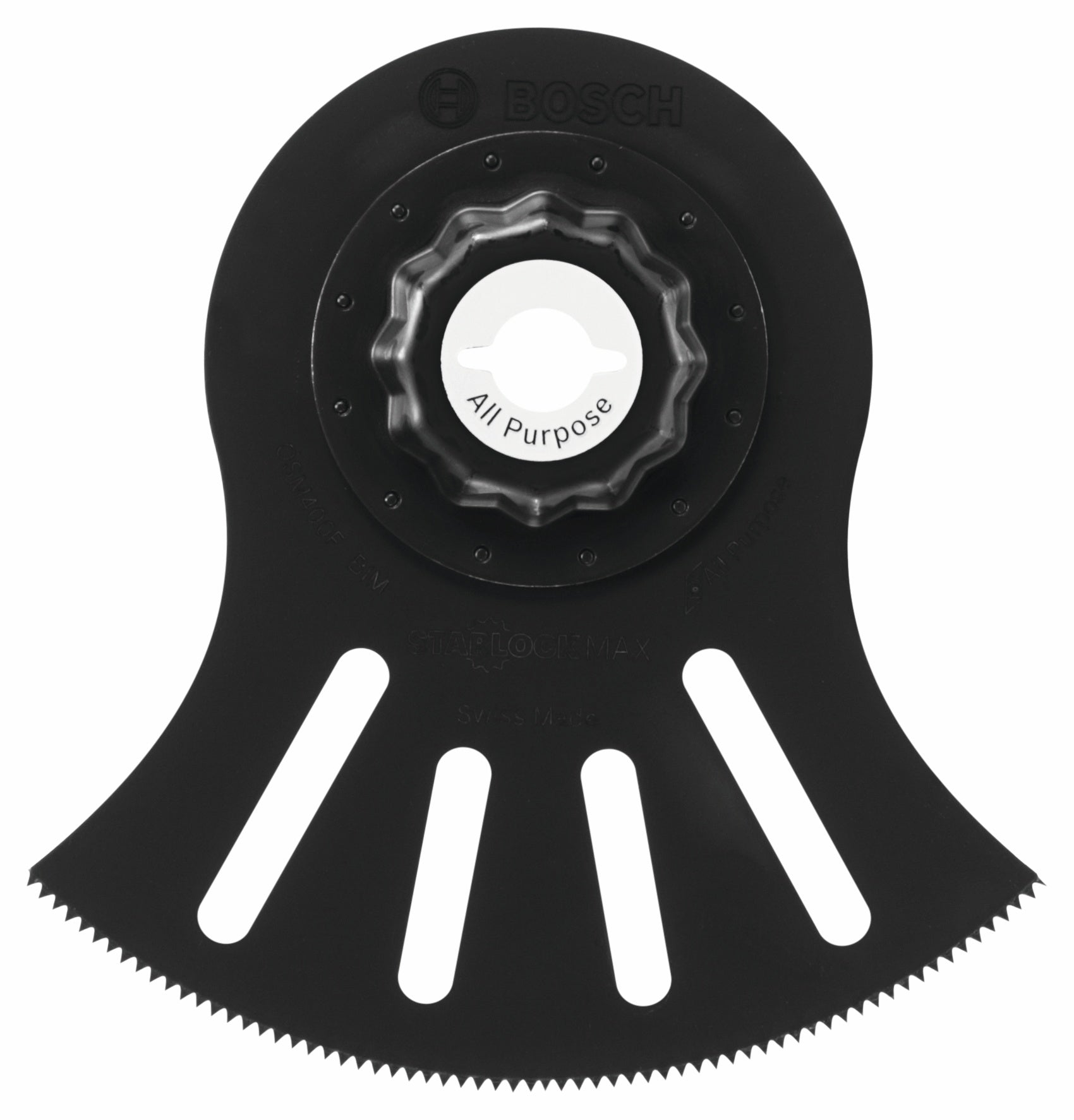 BOSCH OSM400F 4 In. StarlockMax® Oscillating Multi-Tool Bi-Metal Segment Saw Blade VM Hardware