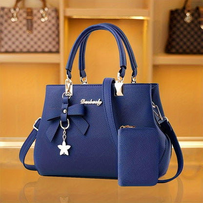 [Elegant Crossbody Handbag] Trendy Elegant Women's Crossbody Handbag | Fashionable Solid Color Design with Adjustable Strap, Zipper Closure & Coin Purse NovaCart