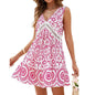 Boho V-Neck Sleeveless Summer Beach Dress FitiqueFit