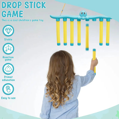 Exciting Challenge Falling Sticks Game - Enhance Reaction and Coordination Skills with This Fun Parent-Child Interactive Toy!