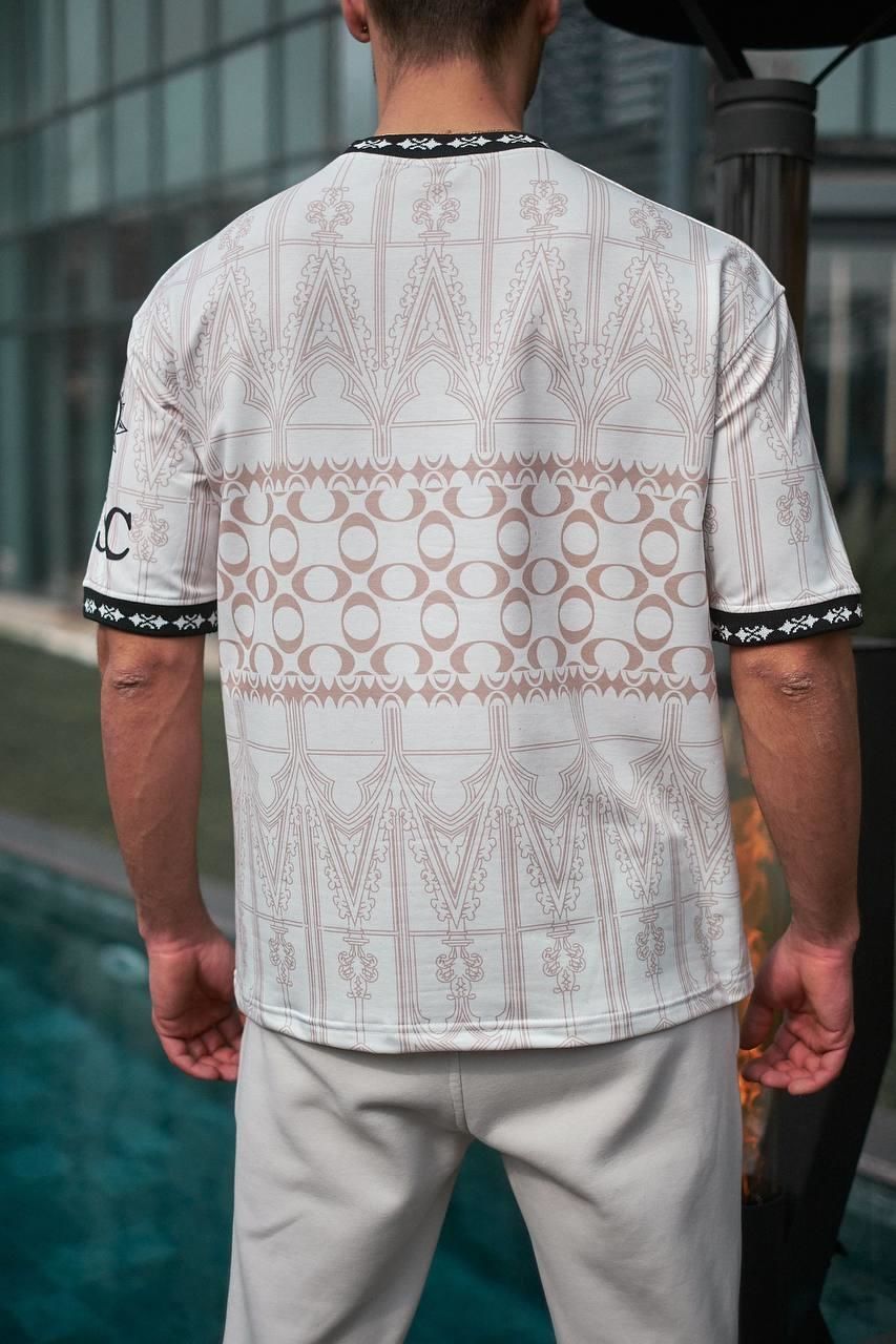 AC Milan Oversized T-shirt with Ribbed Detail Withinblack