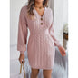 Women’s Cable Knit Sweater Dress FitiqueFit