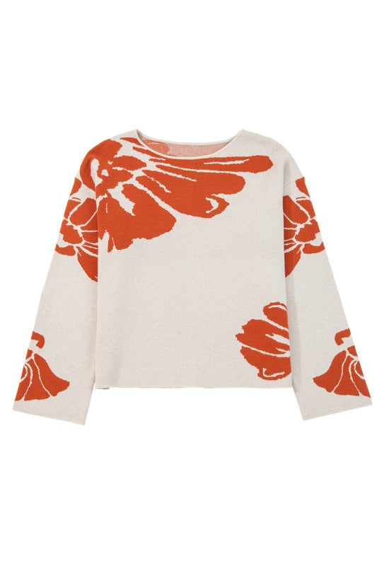 Floral Wide Sleeve Sweater Shop Style & More | Fresh Looks, Everyday Deals & Free Shipping
