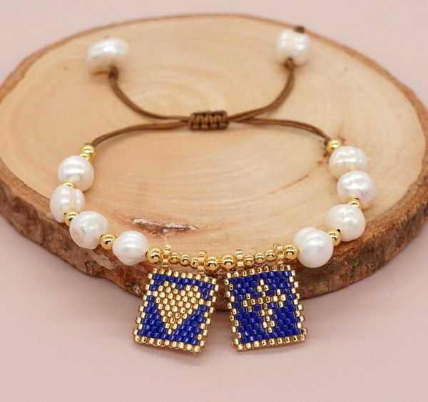 Sacred Freshwater Pearl Scapular Bracelet Shop Style & More | Fresh Looks, Everyday Deals & Free Shipping