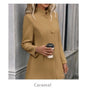 Women’s Elegant Single-Breasted Winter Overcoat FitiqueFit