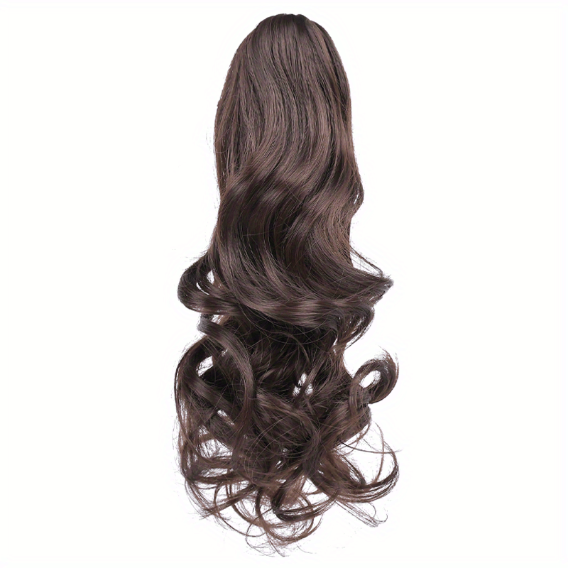 Claw Clip In Body Wave Hair Extensions Long Curly Wavy Ponytail Hair Extensions Synthetic Hair Pieces for Women Girls, Quick Hairstyle, Clip In Hair, Fashionable Wig, Loose Wave, Durable Clipins, Highquality Extensions, Wavy NovaCart