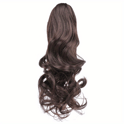 Claw Clip In Body Wave Hair Extensions Long Curly Wavy Ponytail Hair Extensions Synthetic Hair Pieces for Women Girls, Quick Hairstyle, Clip In Hair, Fashionable Wig, Loose Wave, Durable Clipins, Highquality Extensions, Wavy NovaCart