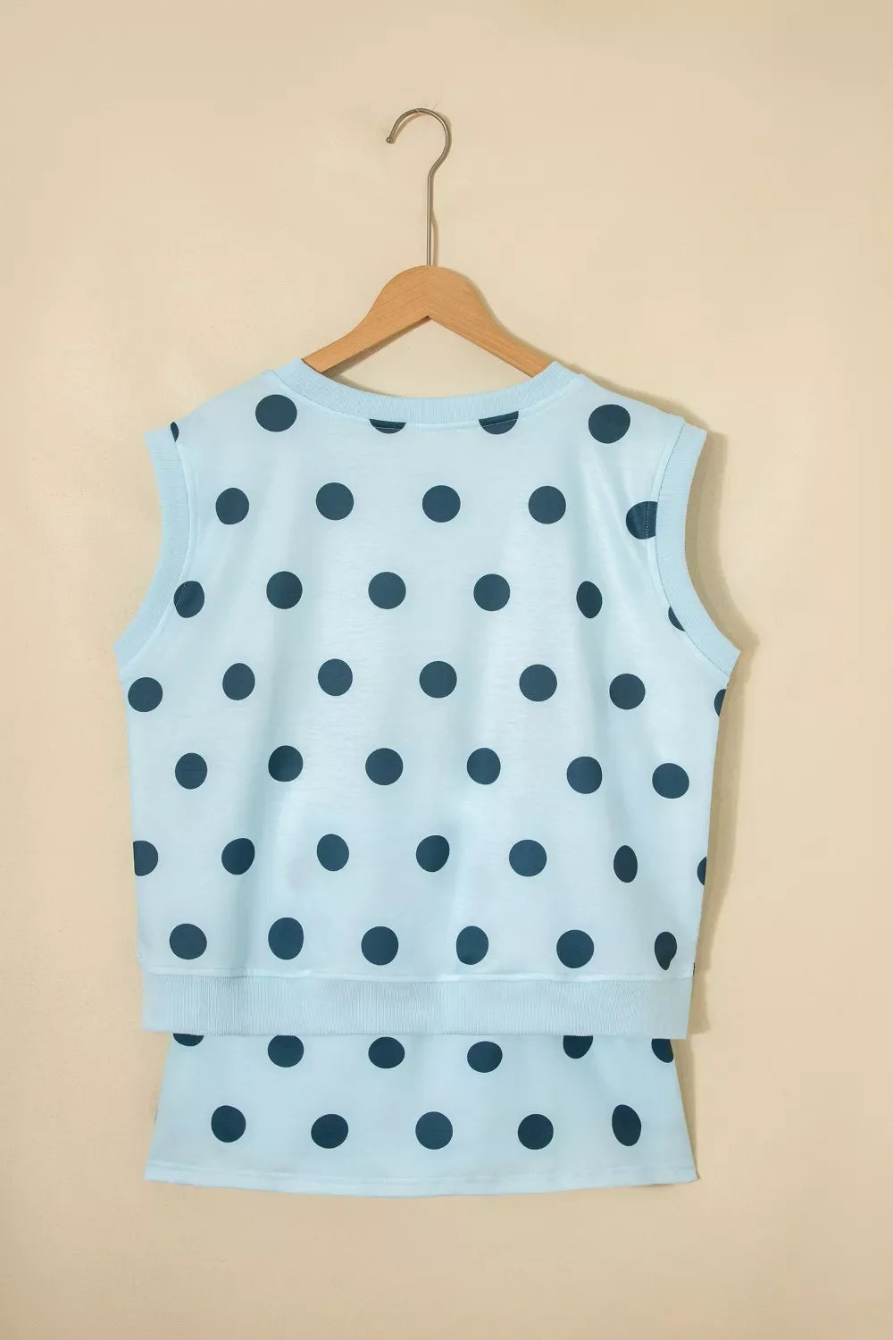 Polka Dot Sleeveless Top and Skort Casual Two-Piece Set New Era Fashion LLc