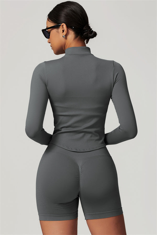 The Delight Jacket Shorts 2-Piece Set Fitglutes Activewear Gymwear Sportswear & Workout Clothes