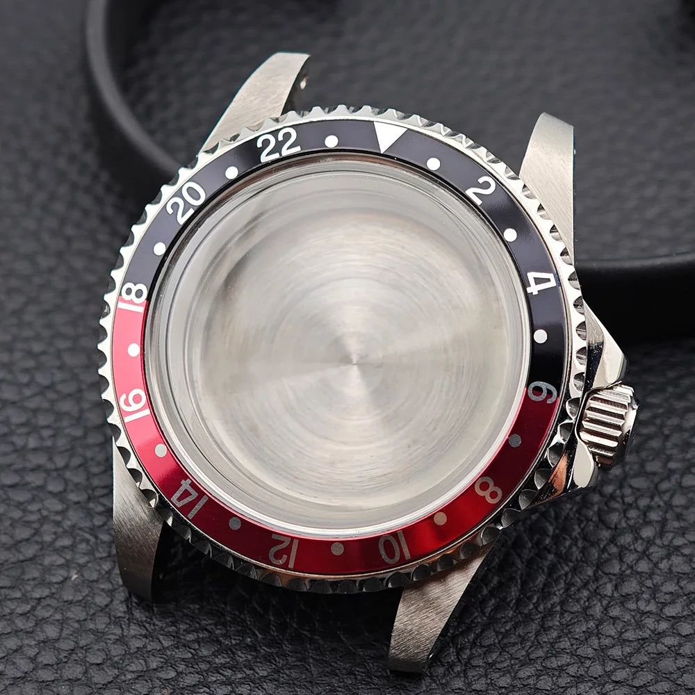 39.5MM Men'S Vintage Case Sapphire Glass FIT NH35 NH36 Movement for Retro Watch Case Watch Strap Watch Accessories