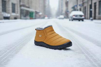 Women’s Warm Padded Lightweight Cotton Boots – Cozy Winter Non-Slip Outdoor Ankle Boots FitiqueFit