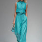Women’s Sleeveless Vest and Wide-Leg Pants Set FitiqueFit