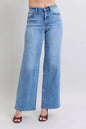 Judy Blue Full Size Wide Leg Jeans with Pockets West2East Surf