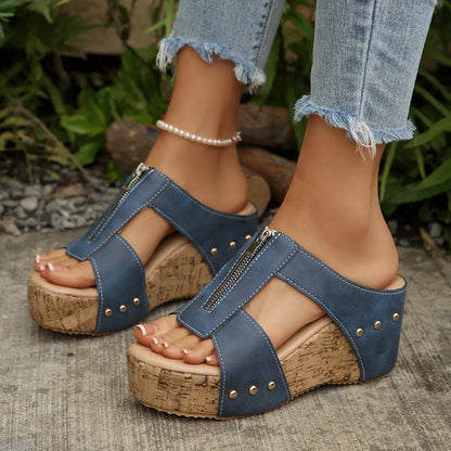 Open Toe Wedge Sandals New Era Fashion LLc