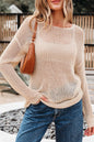 Solid Crochet Hollow-Out Sweater Shop Style & More | Fresh Looks, Everyday Deals & Free Shipping