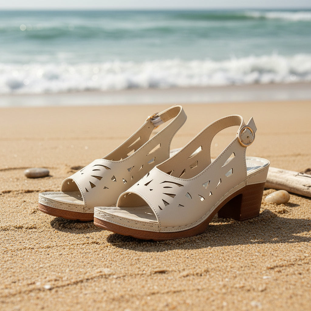Retro Hollow-Out Buckle Strap Open-Toe Sandals – 4 Colors EU 36–43 FitiqueFit