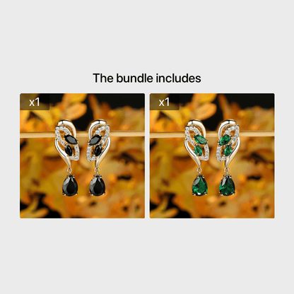 Romantic Flower Dangle Earrings Women Birthstone Party Earrings Jewelry Gifts NovaCart