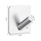 Adhesive Wall Hooks Mounted Door Key Cloth Coat Bathroom Robe Hanger Kitchen Hardware Rack Shelf Bag Hook Organizer For Hanging  Bathroom Toilet Sticky Hook Stevvex