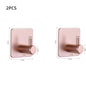 Adhesive Wall Hooks Mounted Door Key Cloth Coat Bathroom Robe Hanger Kitchen Hardware Rack Shelf Bag Hook Organizer For Hanging  Bathroom Toilet Sticky Hook Stevvex