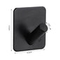 Adhesive Wall Hooks Mounted Door Key Cloth Coat Bathroom Robe Hanger Kitchen Hardware Rack Shelf Bag Hook Organizer For Hanging  Bathroom Toilet Sticky Hook Stevvex