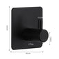 Adhesive Wall Hooks Mounted Door Key Cloth Coat Bathroom Robe Hanger Kitchen Hardware Rack Shelf Bag Hook Organizer For Hanging  Bathroom Toilet Sticky Hook Stevvex