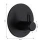 Adhesive Wall Hooks Mounted Door Key Cloth Coat Bathroom Robe Hanger Kitchen Hardware Rack Shelf Bag Hook Organizer For Hanging  Bathroom Toilet Sticky Hook Stevvex