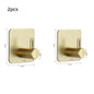 Adhesive Wall Hooks Mounted Door Key Cloth Coat Bathroom Robe Hanger Kitchen Hardware Rack Shelf Bag Hook Organizer For Hanging  Bathroom Toilet Sticky Hook Stevvex