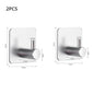 Adhesive Wall Hooks Mounted Door Key Cloth Coat Bathroom Robe Hanger Kitchen Hardware Rack Shelf Bag Hook Organizer For Hanging  Bathroom Toilet Sticky Hook Stevvex