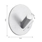 Adhesive Wall Hooks Mounted Door Key Cloth Coat Bathroom Robe Hanger Kitchen Hardware Rack Shelf Bag Hook Organizer For Hanging  Bathroom Toilet Sticky Hook Stevvex