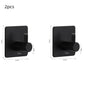 Adhesive Wall Hooks Mounted Door Key Cloth Coat Bathroom Robe Hanger Kitchen Hardware Rack Shelf Bag Hook Organizer For Hanging  Bathroom Toilet Sticky Hook Stevvex