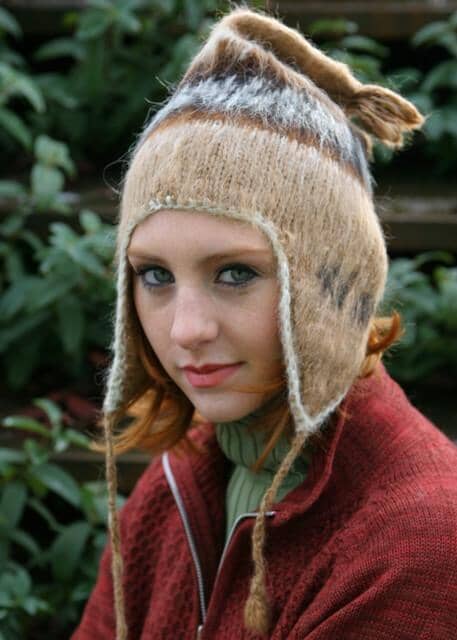 Alpaca Rustic Chullo with Ear Flaps Purely Alpaca
