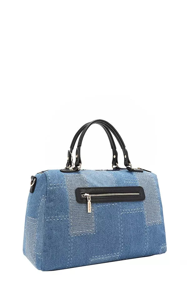 Nicole Lee USA Bosque De Amor Denim Boston Bag West2East Surf