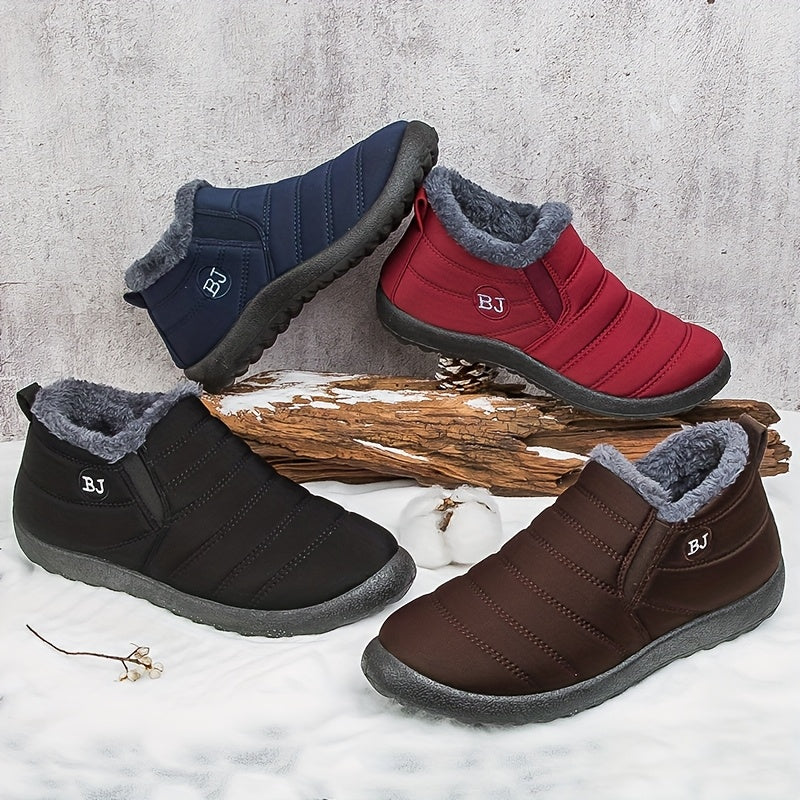 Women Winter Boots Slip On Winter Shoes For Women Ankle Boots Female Snow Boots NovaCart