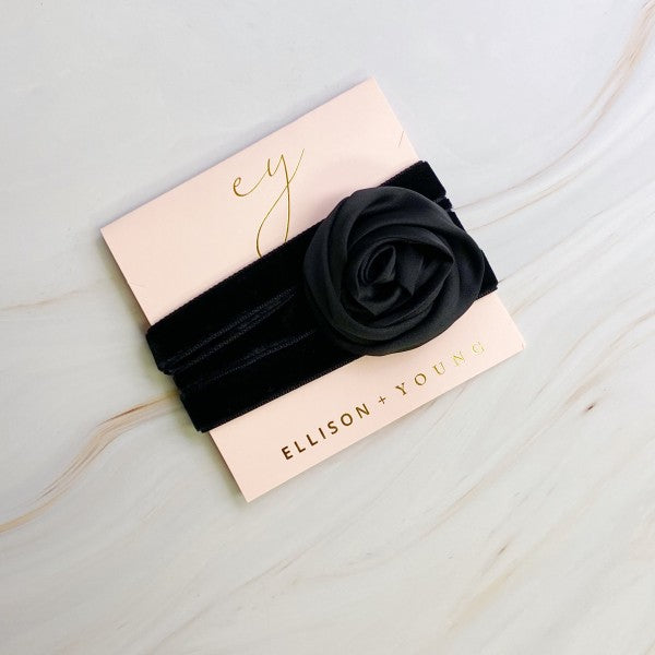 Satin Rose Velvet Sash Necklace Shop Style & More | Fresh Looks, Everyday Deals & Free Shipping