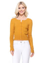 Gem Button Crew Neck Long Sleeve Sweater Cardigan Shop Style & More | Fresh Looks, Everyday Deals & Free Shipping