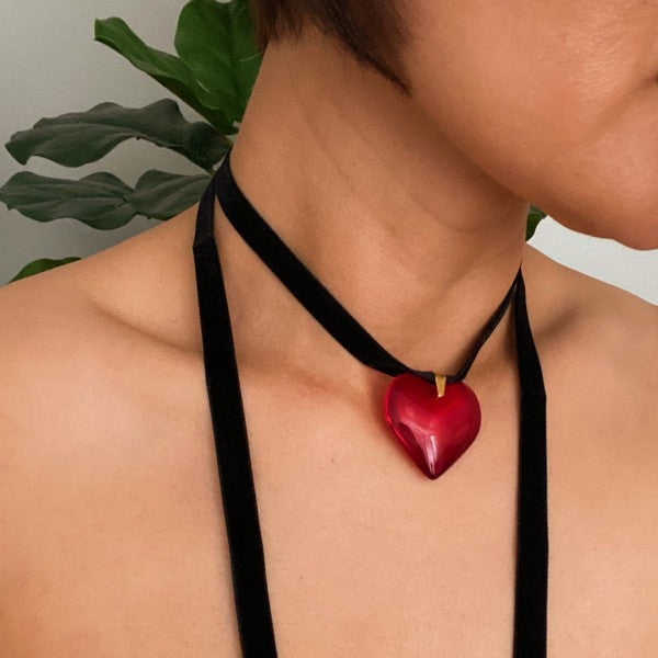 Bold In Red Black Sash Necklace Shop Style & More | Fresh Looks, Everyday Deals & Free Shipping