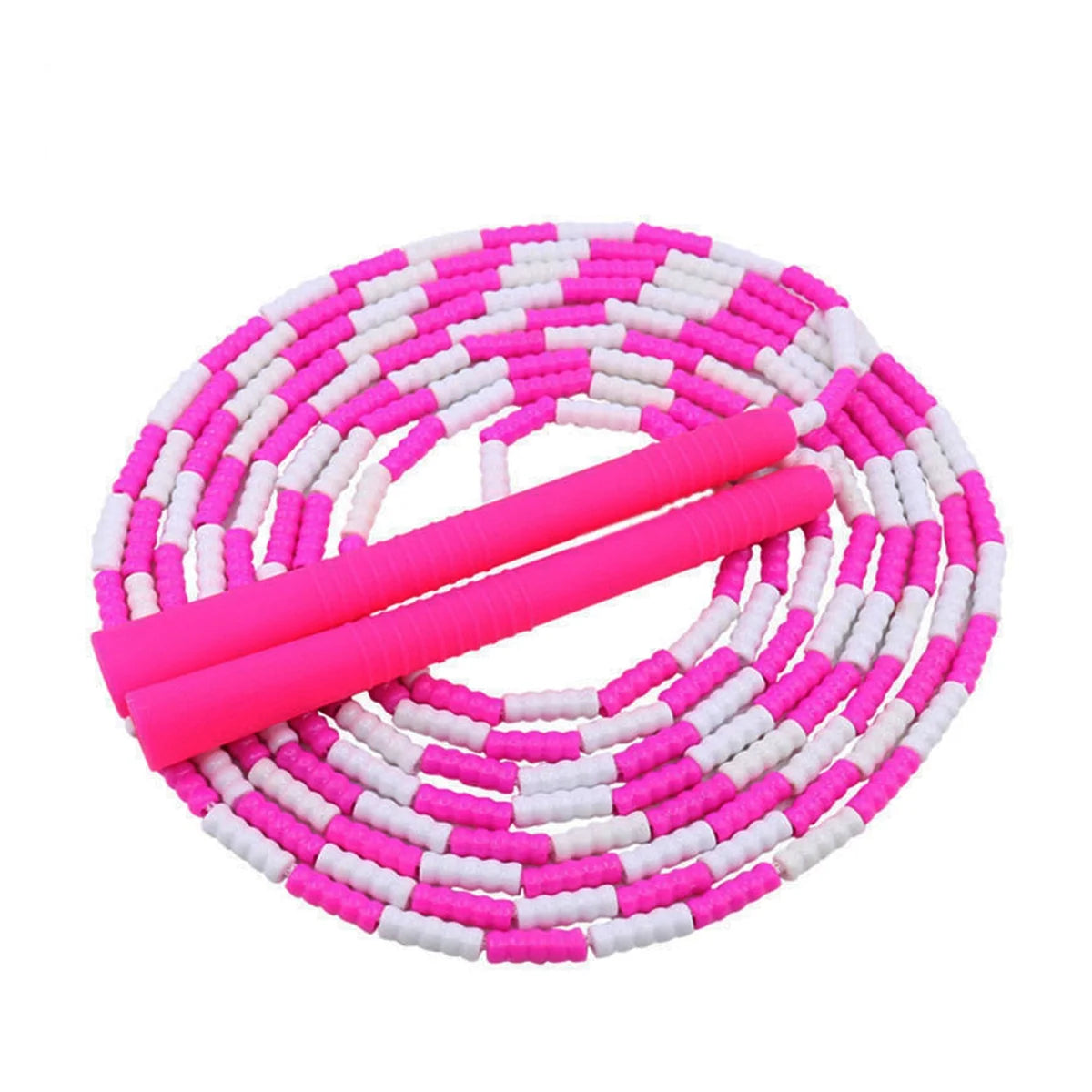 Jump Rope, 3 PCS Adjustable Length Tangle-Free Segmented Soft Beaded Skipping Rope, Fitness Jump Rope for Man Women Weight Loss 9.2 Ft