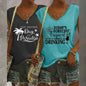 2-Pack Women's V-Neck Sleeveless Tank Tops – Loose Fit Casual Summer Beach Shirts FitiqueFit