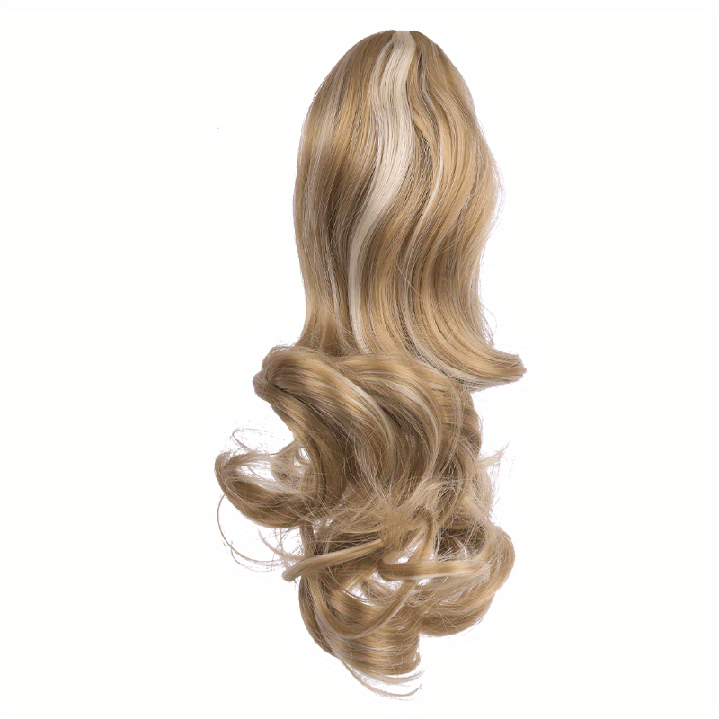 Claw Clip In Body Wave Hair Extensions Long Curly Wavy Ponytail Hair Extensions Synthetic Hair Pieces for Women Girls, Quick Hairstyle, Clip In Hair, Fashionable Wig, Loose Wave, Durable Clipins, Highquality Extensions, Wavy NovaCart