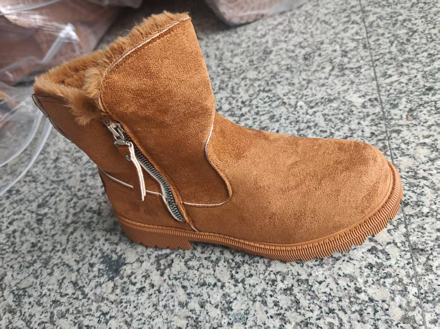Women’s Plush Snow Boots – Warm Waterproof Winter Boots (Plus Size) FitiqueFit
