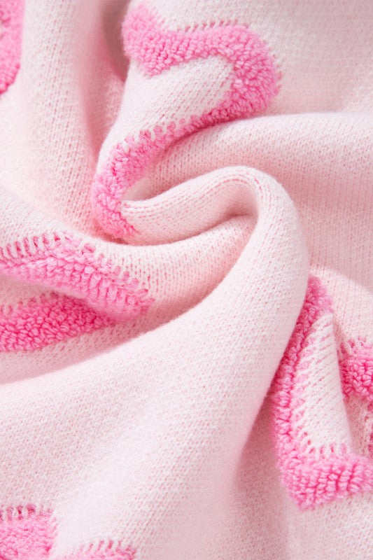 Valentine Heart Bubble Sleeve Baggy Sweater Shop Style & More | Fresh Looks, Everyday Deals & Free Shipping