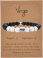 Zodiac Bracelet for Men Constellation Horoscope Bracelet for Women Gifts Zodiac Sign Beaded Bracelet