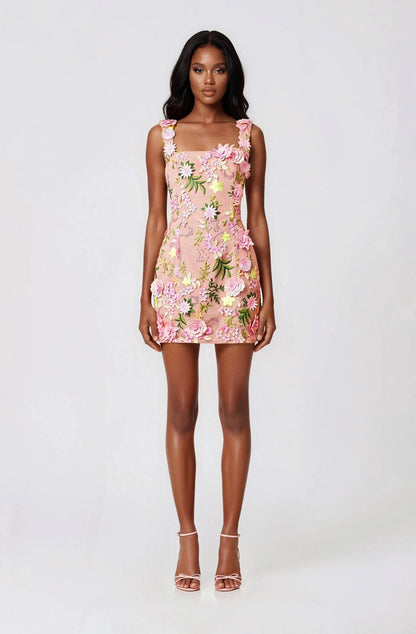Aella Mini Dress - Pink XO, Tina