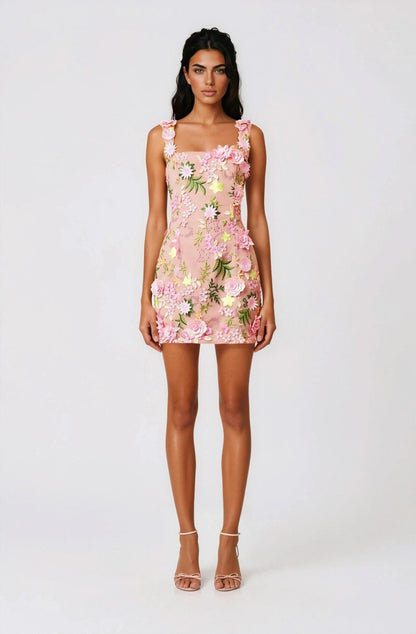 Aella Mini Dress - Pink XO, Tina