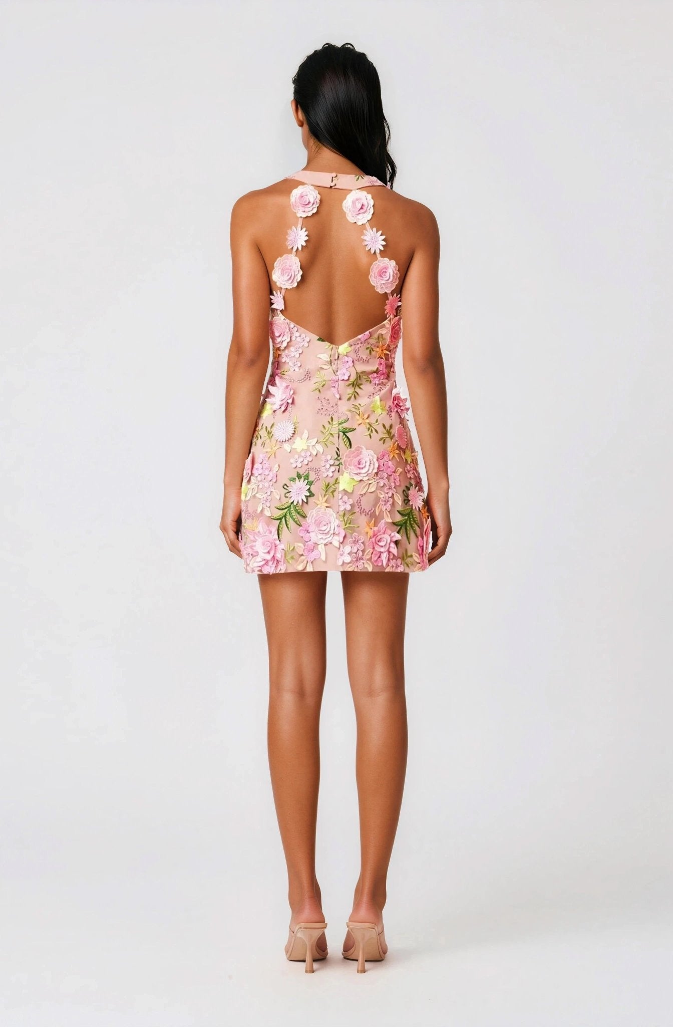 Aella Party Mini Dress - Pink XO, Tina