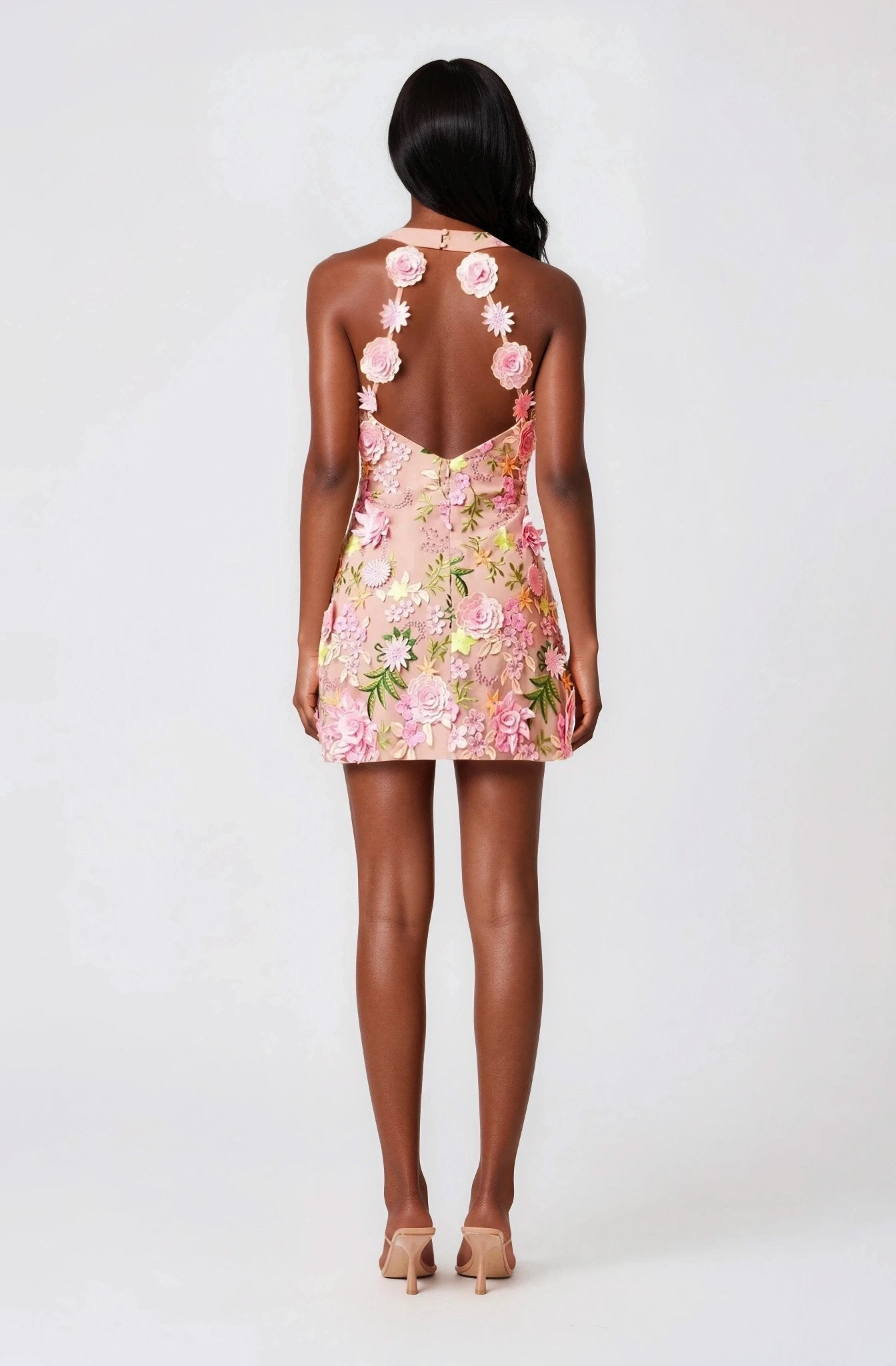 Aella Party Mini Dress - Pink XO, Tina