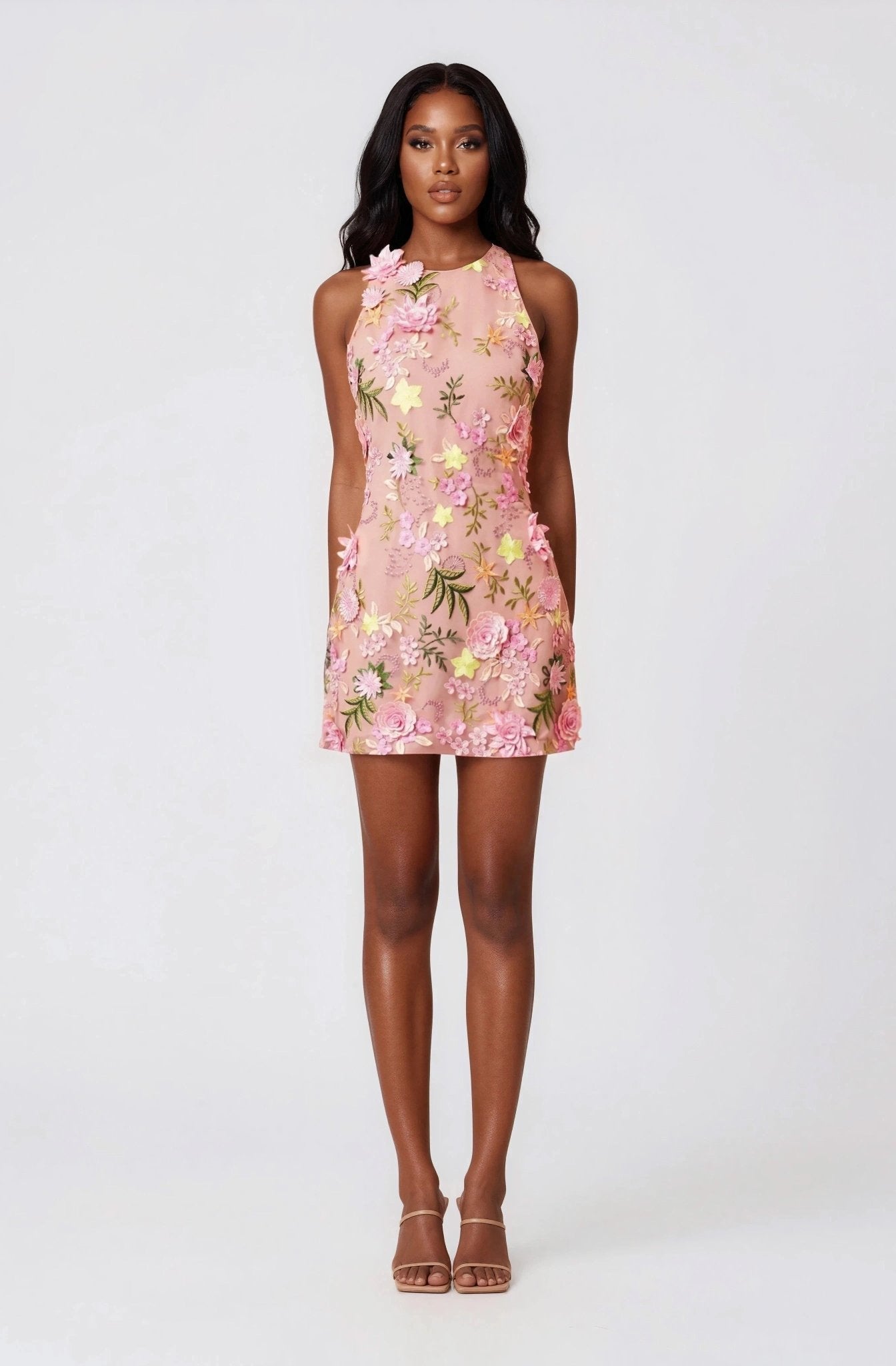 Aella Party Mini Dress - Pink XO, Tina