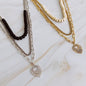 Resin Bead Golden Heart Layered Necklace Shop Style & More | Fresh Looks, Everyday Deals & Free Shipping