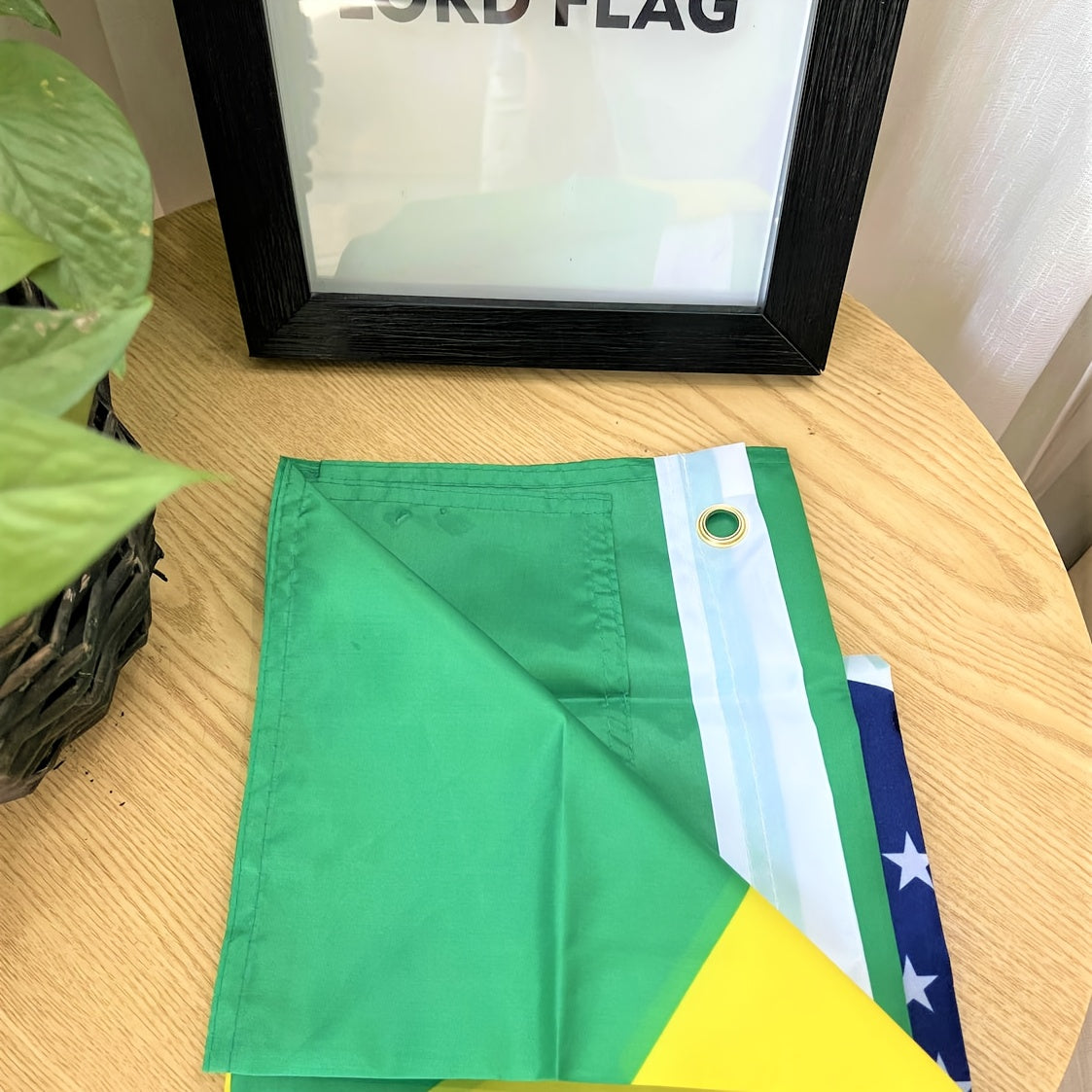Free Shipping: Show Your Pride with a Beautiful Brazilian Flag Banner! NovaCart