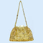 Handmade Flat Beads Woven Large Dumpling Fashion Trendy One-shoulder Handbag See size chart under “more details” The Fashion Celestial